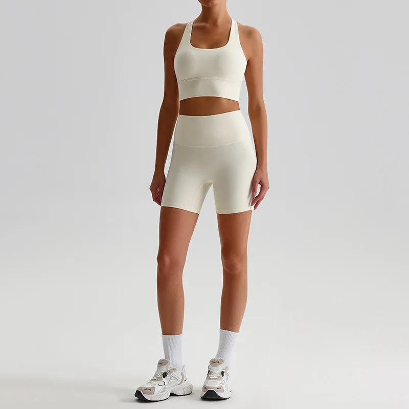 Gym Workout Clothes Set Women's Tight Sports Suit Bras Nude Feel Quick Dry Shorts Outdoor Running Fitness Yoga Sportswear Sets
Gym Workout Clothes Set Women's Tight Sports Suit Bras Nude Feel Quick Dry Shorts Outdoor Running Fitness Yoga Sportswear Sets