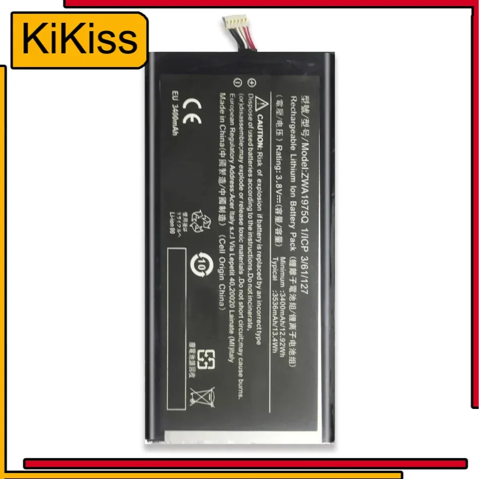 Аккумулятор для планшета Acer Iconia Tab 7 A1-713 A1-713HD A1 713, 3536 мАч, модель ZWA1975Q
Аккумулятор для планшета Acer Iconia Tab 7 A1-713 A1-713HD A1 713, 3536 мАч, модель ZWA1975Q