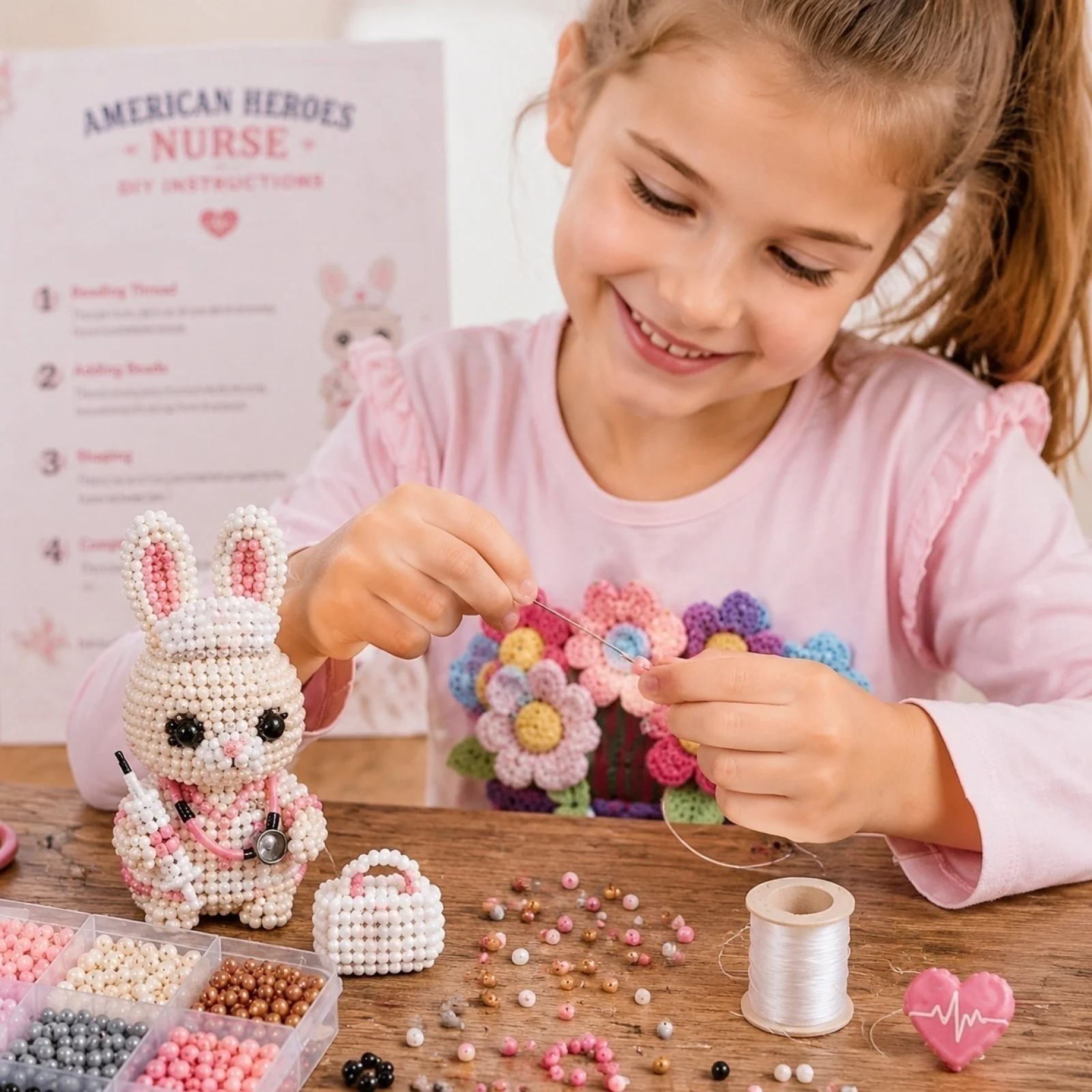 Creative 3D Beaded Animals Craft Kit DIY Animal Bead Set For Adults and Kids Handmade Craft Set Home Decoration
Creative 3D Beaded Animals Craft Kit DIY Animal Bead Set For Adults and Kids Handmade Craft Set Home Decoration