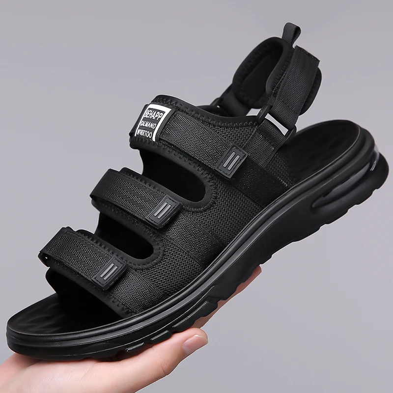 Men's Summer New 2024 Sandals Men's Leather Beach Shoes Casual Men's Shoes Fashion Slippers Stripe Sandals Rubber Mens Shoes
Men's Summer New 2024 Sandals Men's Leather Beach Shoes Casual Men's Shoes Fashion Slippers Stripe Sandals Rubber Mens Shoes