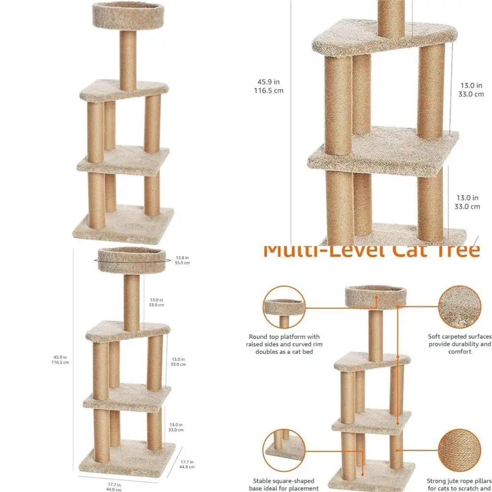 Принадлежности для домашних кошек: прочная рама для лазания, гнездо, когтеточка и вилла с легко чистящими полками.
Принадлежности для домашних кошек: прочная рама для лазания, гнездо, когтеточка и вилла с легко чистящими полками.