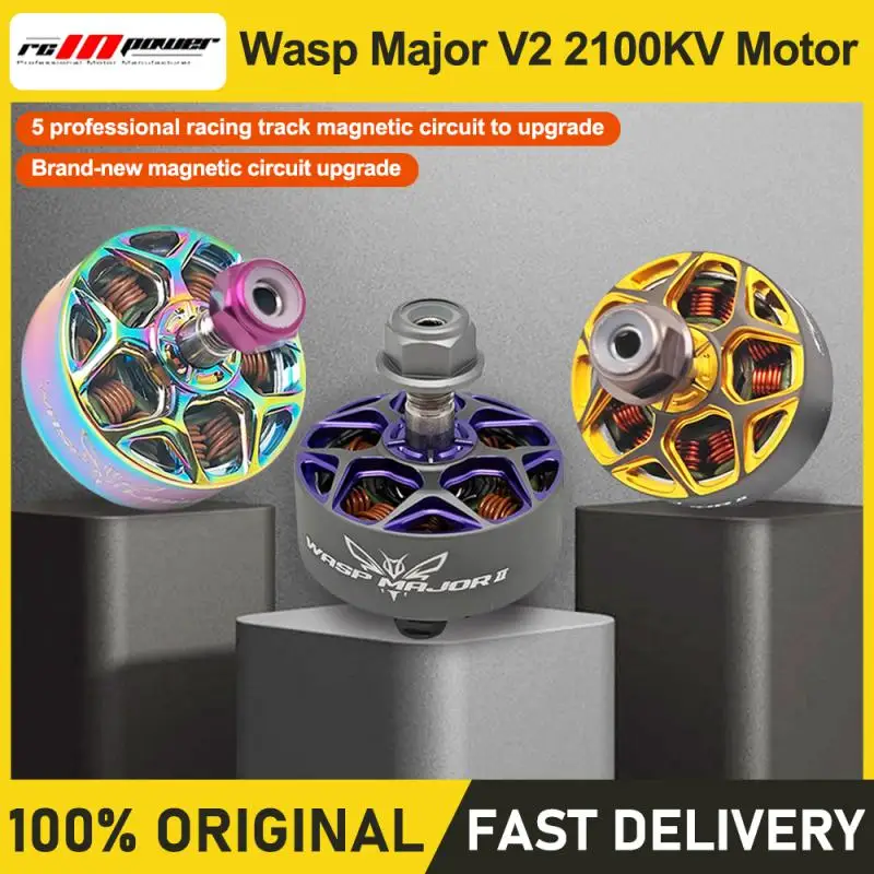 Rcinpower Wasp Major Updated V2 Version 22.6-6.6 - 2100KV For FPV racing Freestyle RC Models Multicopter Frame
Rcinpower Wasp Major Updated V2 Version 22.6-6.6 - 2100KV For FPV racing Freestyle RC Models Multicopter Frame