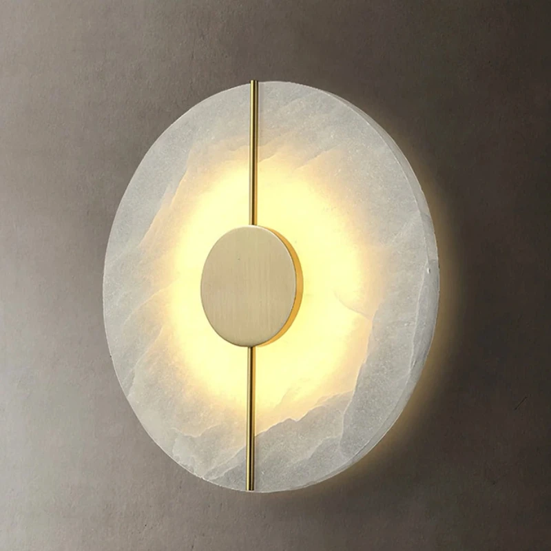Living Room Bedroom Background Wall Decor Marble Wall Lights Nordic Indoor Lighting Corridor Lamps LED Gold Disk Wall Lamps
Living Room Bedroom Background Wall Decor Marble Wall Lights Nordic Indoor Lighting Corridor Lamps LED Gold Disk Wall Lamps