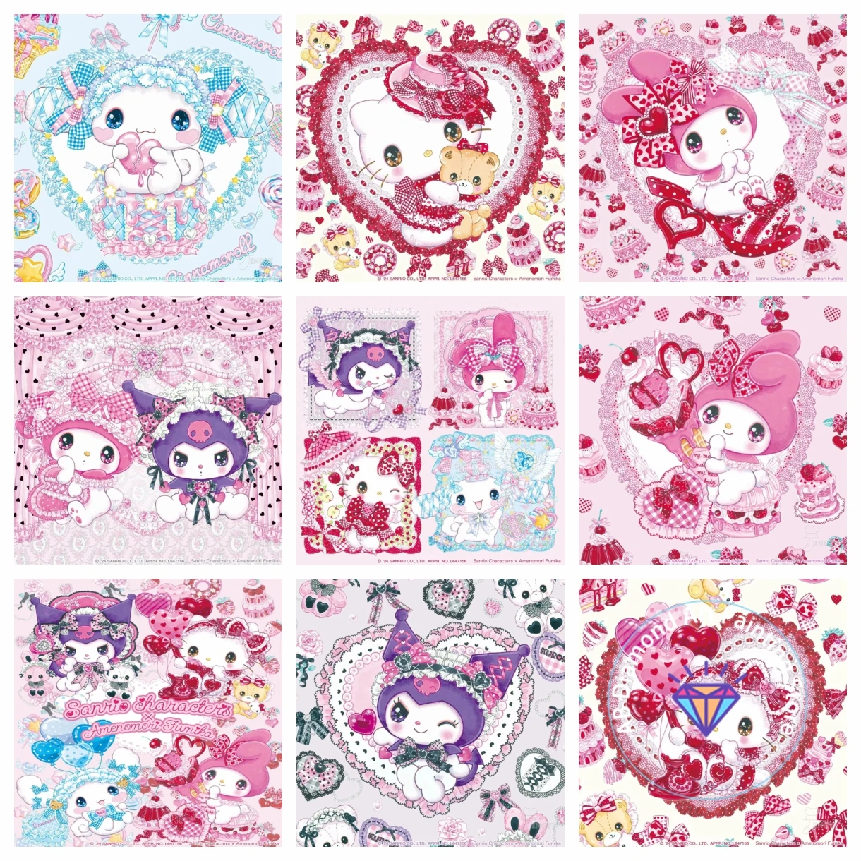 Sanrio My Melody Kuromi Cinnamoroll AB Diamond Painting Kit 5D DIY Cross Stitch Handmade Art Gift Crafts Home Decor Gift
Sanrio My Melody Kuromi Cinnamoroll AB Diamond Painting Kit 5D DIY Cross Stitch Handmade Art Gift Crafts Home Decor Gift