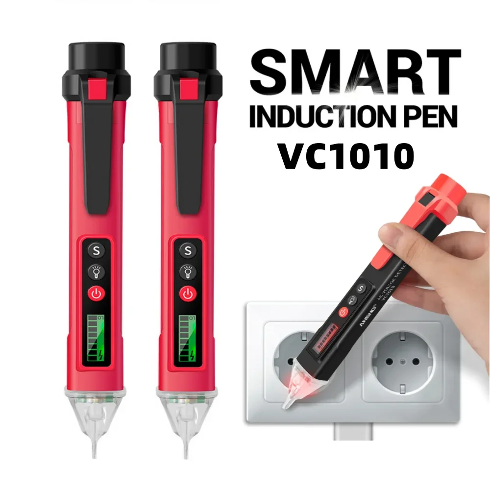 1 шт. VC1010 тестер напряжения ручка умный бесконтактный детектор переменного/постоянного тока для тестирования тока 12-1000 В
1 шт. VC1010 тестер напряжения ручка умный бесконтактный детектор переменного/постоянного тока для тестирования тока 12-1000 В