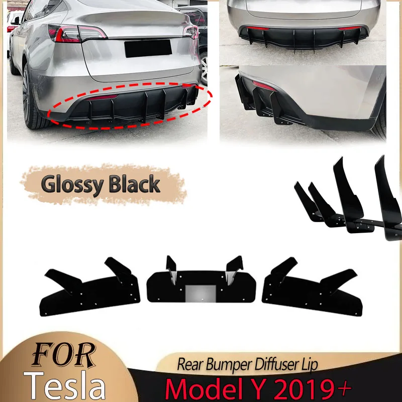 For Tesla Model Y 2019+ Rear Bumper Diffuser Lip Wind Knife Lower Splitter Spoiler Plate Sticker Refit Body Kit Tuning Guard
For Tesla Model Y 2019+ Rear Bumper Diffuser Lip Wind Knife Lower Splitter Spoiler Plate Sticker Refit Body Kit Tuning Guard