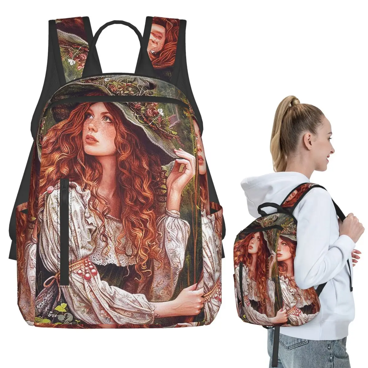 Enchanted Forest Witch Backpack Student BookBag Kids School Bag Computer Shoulder Bags Boys Girls
Enchanted Forest Witch Backpack Student BookBag Kids School Bag Computer Shoulder Bags Boys Girls