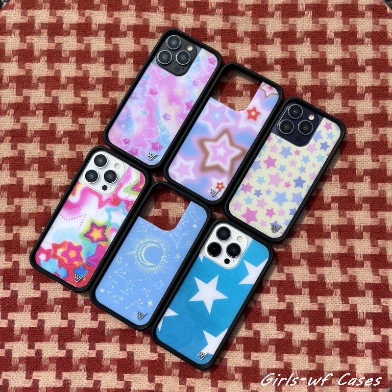 Wildflower Girls five-pointed Star Phone Case for iPhone 12 13 14 15 16 Pro Max Plus 16Pro 16plus Wild wf Constellation Cover 
Wildflower Girls five-pointed Star Phone Case for iPhone 12 13 14 15 16 Pro Max Plus 16Pro 16plus Wild wf Constellation Cover