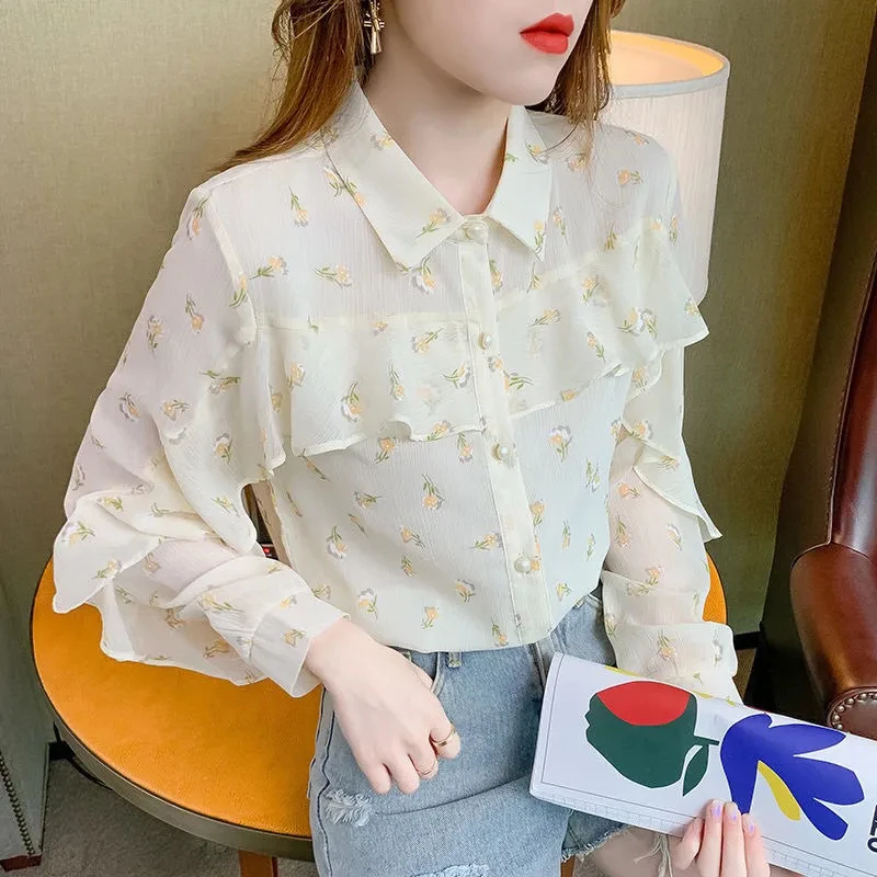 Women Spring Autumn Blouses White Shirts Lady Fashion Casual Full Sleeve Turn-down Collar Solid Color Blusas Tops G2865
Women Spring Autumn Blouses White Shirts Lady Fashion Casual Full Sleeve Turn-down Collar Solid Color Blusas Tops G2865