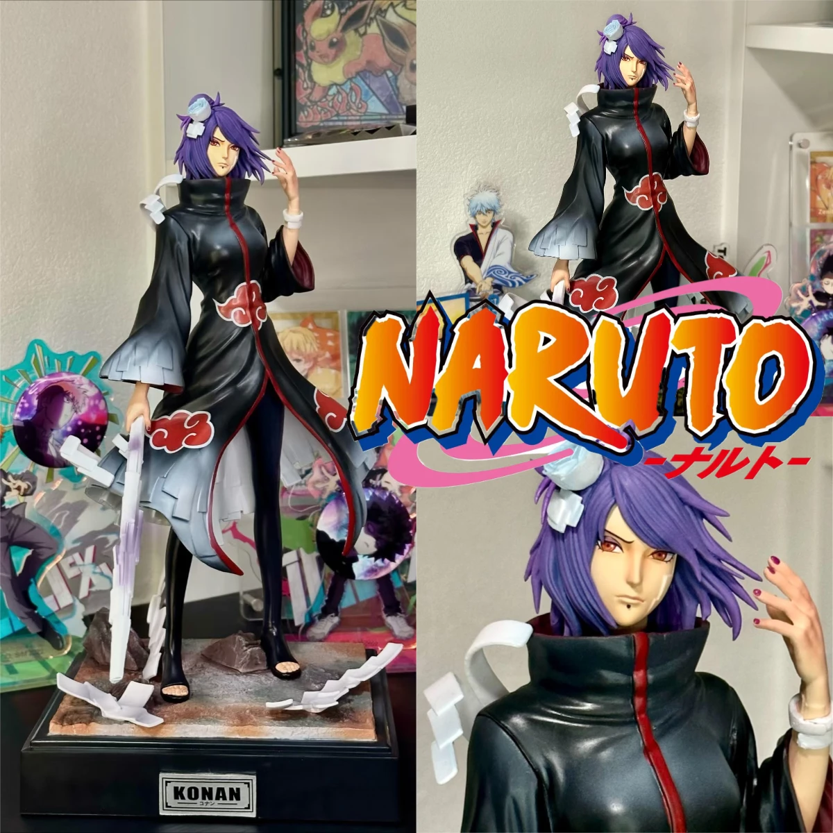 Naruto 33cm Akatsuki Konan GK Figure Toy Anime Merchandise Desktop Decoration Ornament Collection Toy Birthday Gift
Naruto 33cm Akatsuki Konan GK Figure Toy Anime Merchandise Desktop Decoration Ornament Collection Toy Birthday Gift