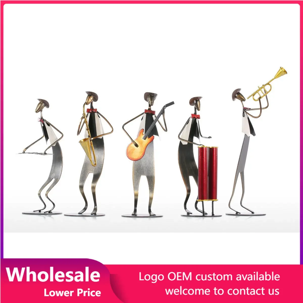 Creative Home Decorations Art Desk Decoration Band Abstract Ornament Iron Fashion Home Ornament Home Furnishing Decoration Gift
Creative Home Decorations Art Desk Decoration Band Abstract Ornament Iron Fashion Home Ornament Home Furnishing Decoration Gift