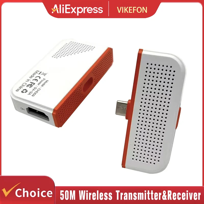 Беспроводной видеопередатчик-приемник Type-C HDMI (50 м), адаптер-удлинитель, ТВ-донгл для ПК, телефона, телевизора, монитора, ноутбука
Беспроводной видеопередатчик-приемник Type-C HDMI (50 м), адаптер-удлинитель, ТВ-донгл для ПК, телефона, телевизора, монитора, ноутбука
