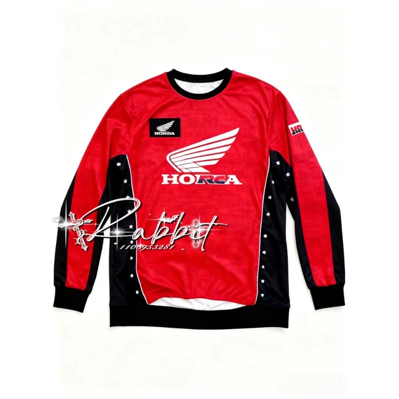 New Honda Racing Team Sports Cycling Speed Dry Long Sleeve Shirt Men's Fashion Motorcycle Racing Track Fashion T-shirt
New Honda Racing Team Sports Cycling Speed Dry Long Sleeve Shirt Men's Fashion Motorcycle Racing Track Fashion T-shirt