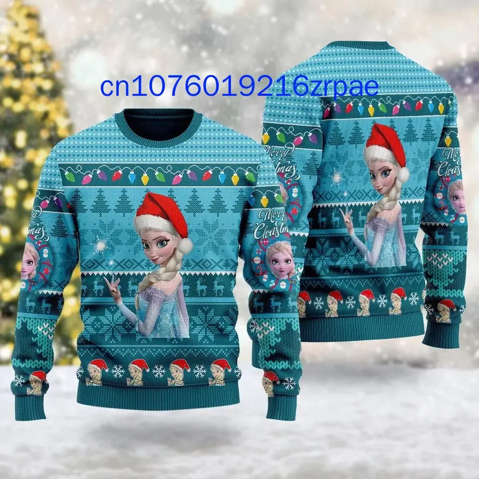 New Elsa Frozen Christmas Sweater 3D Print Men and Women Casual Cartoon Sweatshirt Christmas Sweater
New Elsa Frozen Christmas Sweater 3D Print Men and Women Casual Cartoon Sweatshirt Christmas Sweater
