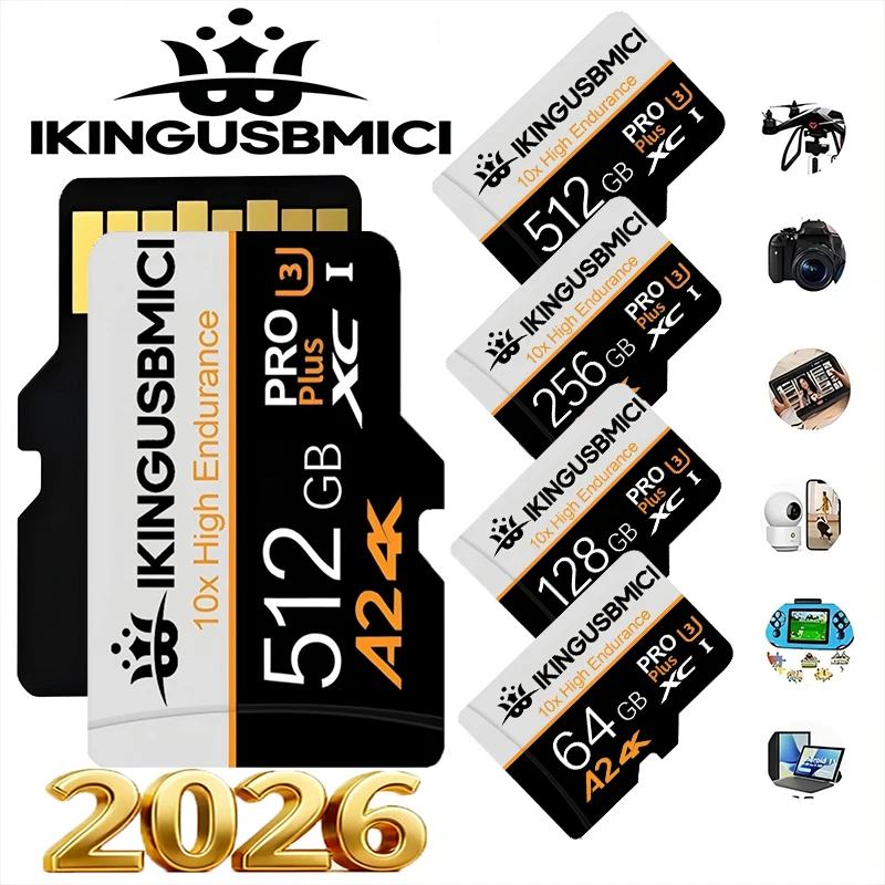 Reliable TF Cards Memory Card SD Cards Micro TF Card 32GB 256GB 512GB V60 HD Fast Transfer High Speed for Action Camera Smartpho
Reliable TF Cards Memory Card SD Cards Micro TF Card 32GB 256GB 512GB V60 HD Fast Transfer High Speed for Action Camera Smartpho