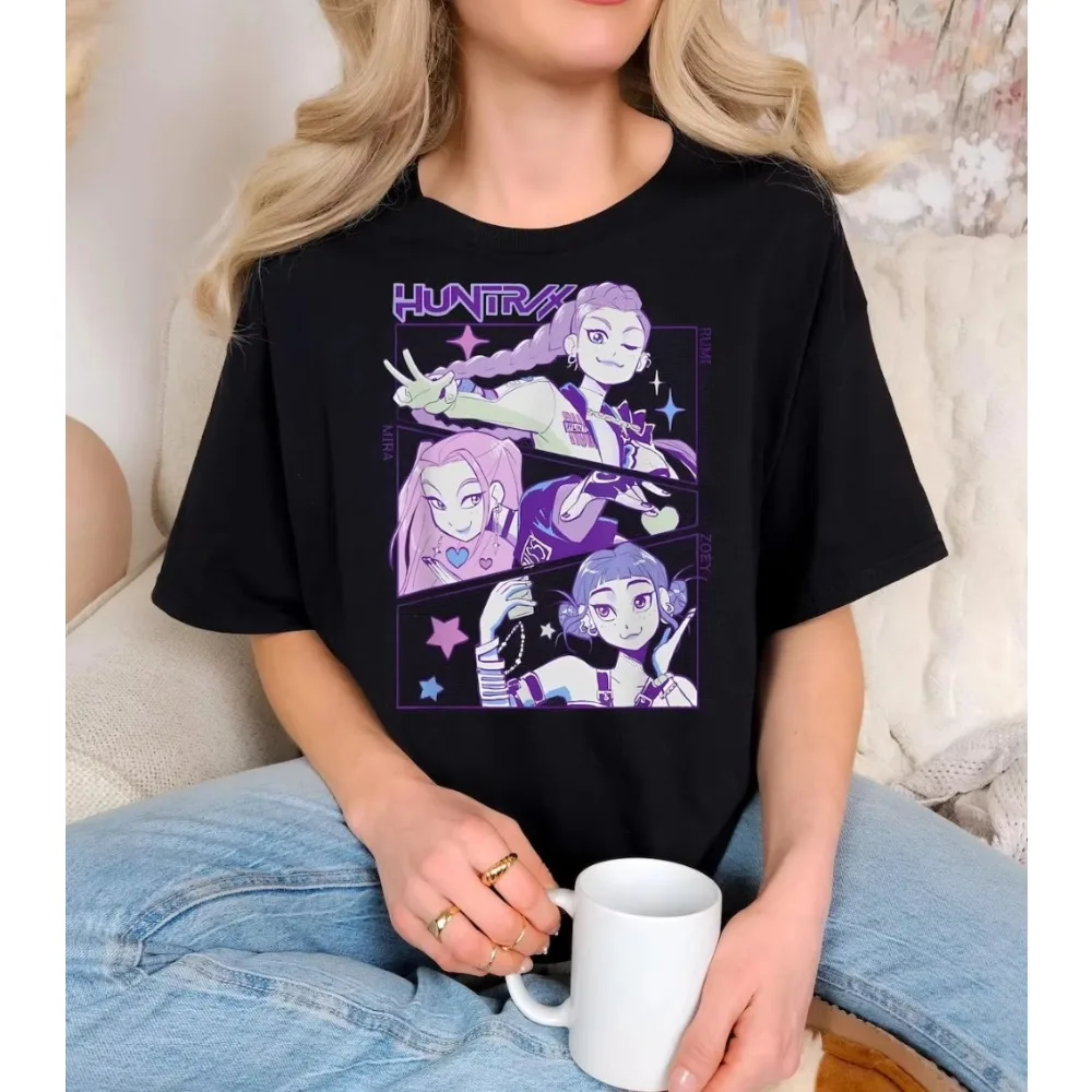 Kpop Demon Hunters Tshirts Kpop Shirt Jinu Manga Shirt Kpop Huntrix T-Shirt Graphic Short Sleeve Shirt Unisex Women Men Summer
Kpop Demon Hunters Tshirts Kpop Shirt Jinu Manga Shirt Kpop Huntrix T-Shirt Graphic Short Sleeve Shirt Unisex Women Men Summer