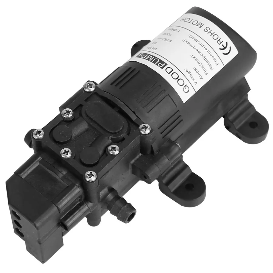 12V Water Pump with 2 Hose Clamps 123PSI Self Priming Sprayer Pump 100W Electric Diaphragm Water Pump 5.5L Min for RV Camper Ma
12V Water Pump with 2 Hose Clamps 123PSI Self Priming Sprayer Pump 100W Electric Diaphragm Water Pump 5.5L Min for RV Camper Ma