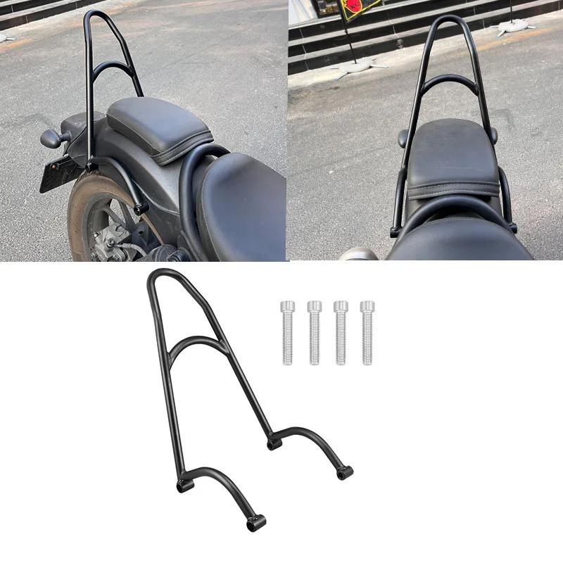 For Honda Rebel 300 500 CMX500 CMX300 2017-2023 Black Motorcycle Detachable Rear Passenger Backrest Detachable Sissy Bar Seat
For Honda Rebel 300 500 CMX500 CMX300 2017-2023 Black Motorcycle Detachable Rear Passenger Backrest Detachable Sissy Bar Seat