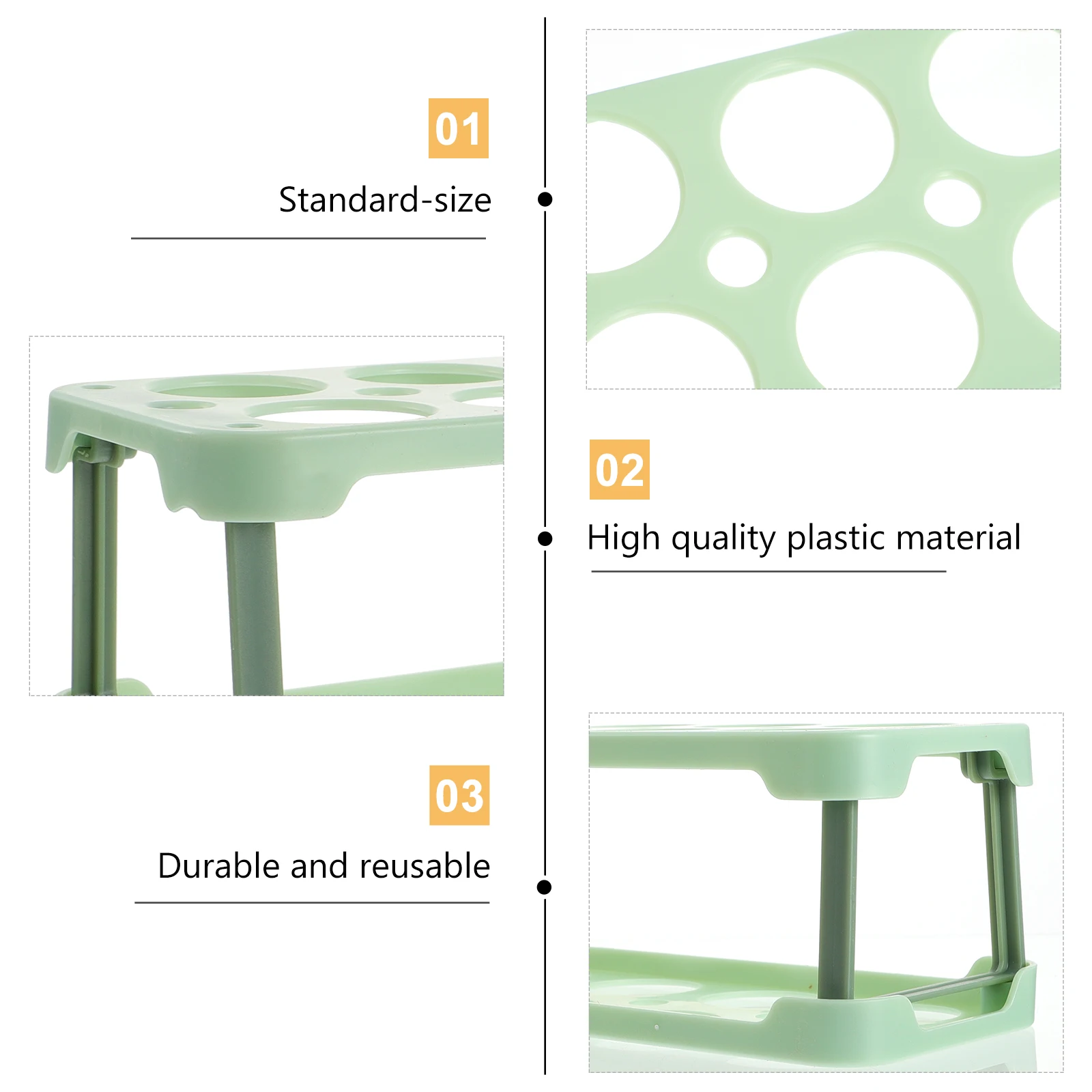 Egg Storage Box Plastic Holder Compact Size Stabilized Without Shake Crash Refrigerator Cabinet Save Space Clean Simple Design
Egg Storage Box Plastic Holder Compact Size Stabilized Without Shake Crash Refrigerator Cabinet Save Space Clean Simple Design
