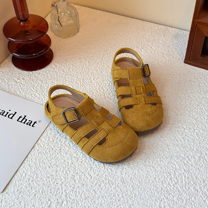 Boys Girls Sliders Versatile Leisure Stylish Hollow-out Kids Shoes Summer Childern Sandals Suede Candy Color Minimalist Unisex
Boys Girls Sliders Versatile Leisure Stylish Hollow-out Kids Shoes Summer Childern Sandals Suede Candy Color Minimalist Unisex