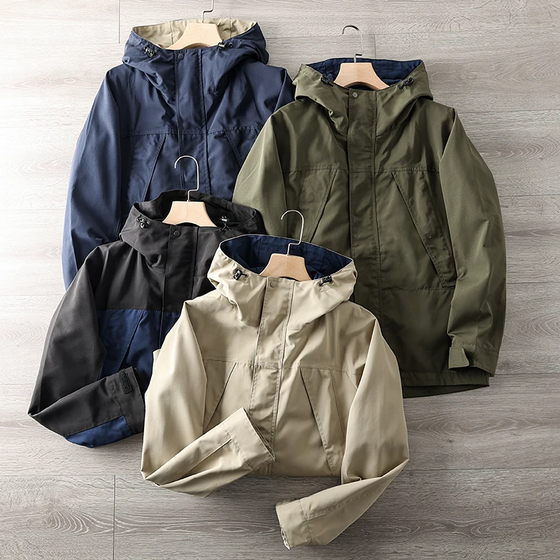 Ретро-рабочая одежда: ветрозащитная и водонепроницаемая толстовка для пар, повседневная куртка в стиле Island Country JIN из модной ткани, пошитая на заказ
Ретро-рабочая одежда: ветрозащитная и водонепроницаемая толстовка для пар, повседневная куртка в стиле Island Country JIN из модной ткани, пошитая на заказ