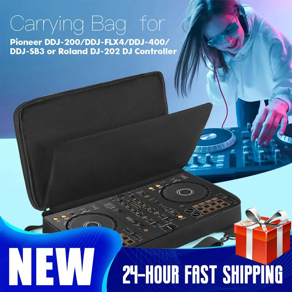 For Pioneer DDJ-400 DDJ-FLX4 for Roland DJ-202 DJ Controller Portable Storage Bag Travelling Case Adjustable Shoulder Strap
For Pioneer DDJ-400 DDJ-FLX4 for Roland DJ-202 DJ Controller Portable Storage Bag Travelling Case Adjustable Shoulder Strap