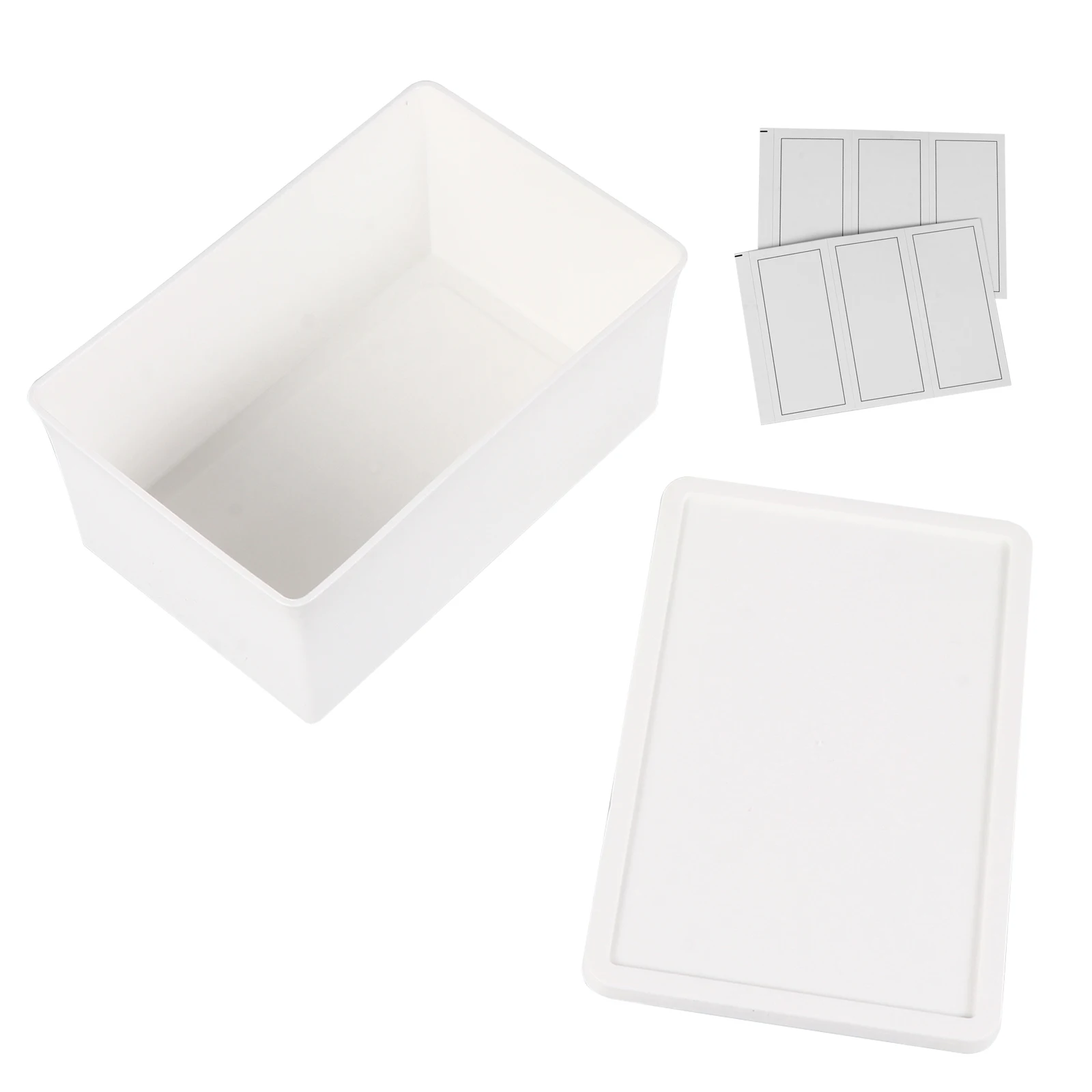 2pcs Plastic Storage Box Quality Home Organization Bedroom Plastic Desktop Box Living Room Desk White Color
2pcs Plastic Storage Box Quality Home Organization Bedroom Plastic Desktop Box Living Room Desk White Color
