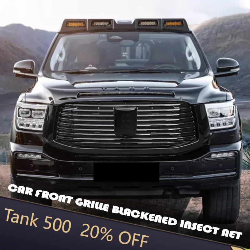 Fit for Tank 500 Hi4-T Car Front Grille Blackened Insect Net Sports Version Business Version Black Warrior Grille Upgrade Parts
Fit for Tank 500 Hi4-T Car Front Grille Blackened Insect Net Sports Version Business Version Black Warrior Grille Upgrade Parts