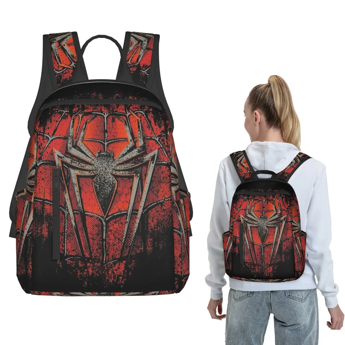Spider And Web Backpack Large Capacity Children BookBag School Bag Shoulder Bags for Men Women
Spider And Web Backpack Large Capacity Children BookBag School Bag Shoulder Bags for Men Women