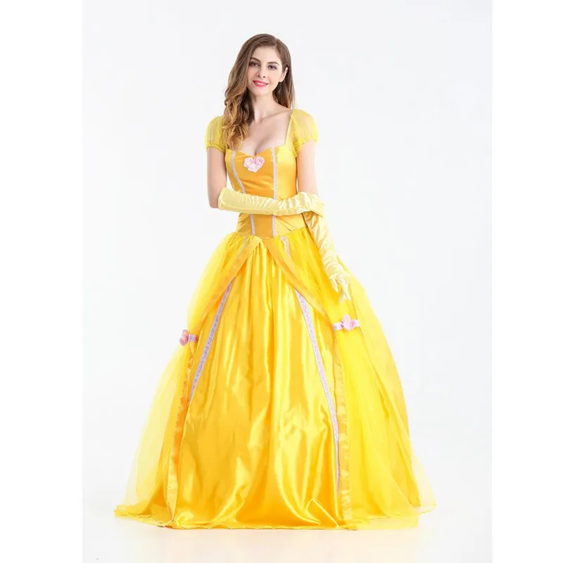 Luxurious Yellow 3Pcs Fantasias Princess Dress Cosplay Costume Adult Women Party Christmas Halloween Queen Fancy Costume Clothes
Luxurious Yellow 3Pcs Fantasias Princess Dress Cosplay Costume Adult Women Party Christmas Halloween Queen Fancy Costume Clothes