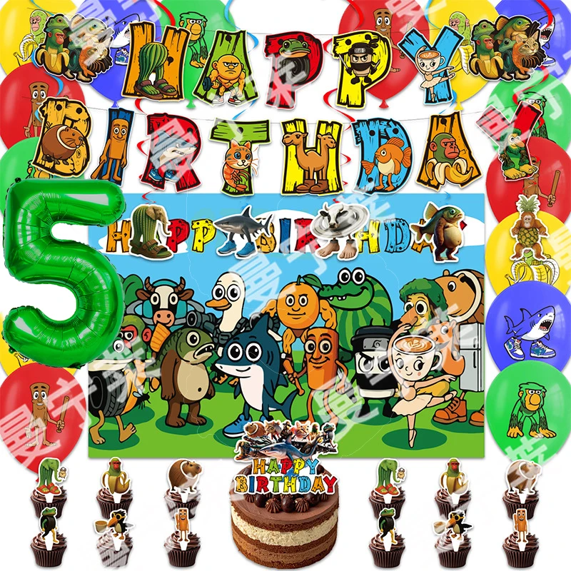 Tralalero Tralala Kids Birthday Decorations for Home Tungtung Sahur Brainrot Party Balloons Backdrop Gender Reveal Baby Shower
Tralalero Tralala Kids Birthday Decorations for Home Tungtung Sahur Brainrot Party Balloons Backdrop Gender Reveal Baby Shower