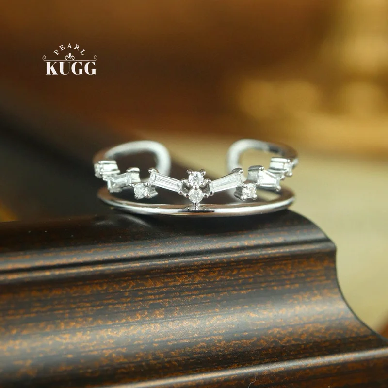 KUGG 100% 18K White Gold Rings 0.28carat Real Natural Diamond Engagement Ring for Women Fashion INS Style High Wedding Jewelry
KUGG 100% 18K White Gold Rings 0.28carat Real Natural Diamond Engagement Ring for Women Fashion INS Style High Wedding Jewelry