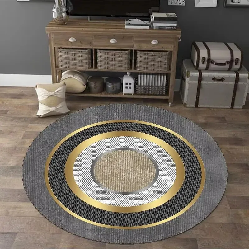 European Style Luxury round Carpet Home Decoration Living Room Non-slip Large Rugs Bedroom Cloakroom Floor Mats
European Style Luxury round Carpet Home Decoration Living Room Non-slip Large Rugs Bedroom Cloakroom Floor Mats