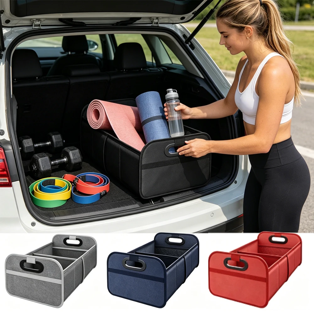 Trunk Organizer for suv, Foldable portable car storage box for camping outdoor storeroom,space saving multi functional
Trunk Organizer for suv, Foldable portable car storage box for camping outdoor storeroom,space saving multi functional