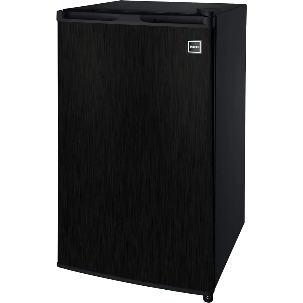 New RCA RFR335, 3.2 Cu Ft Compact Design Mini Fridge with Freezer, Stainless, Black SS
New RCA RFR335, 3.2 Cu Ft Compact Design Mini Fridge with Freezer, Stainless, Black SS