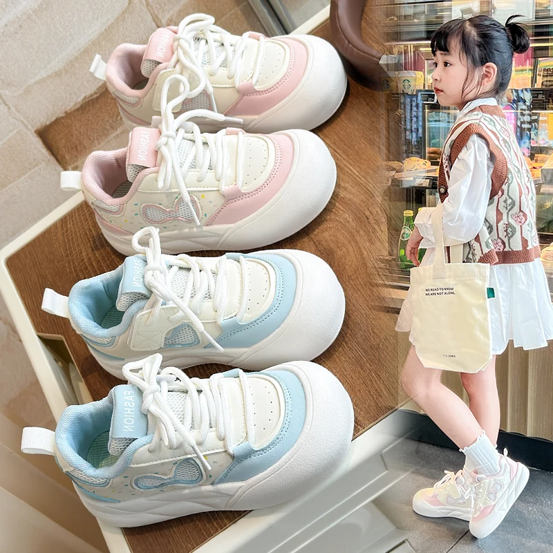 Girls' sports shoes 2025 new spring and autumn children's shoes breathable casual board shoes soft soled girls' single shoes
Girls' sports shoes 2025 new spring and autumn children's shoes breathable casual board shoes soft soled girls' single shoes