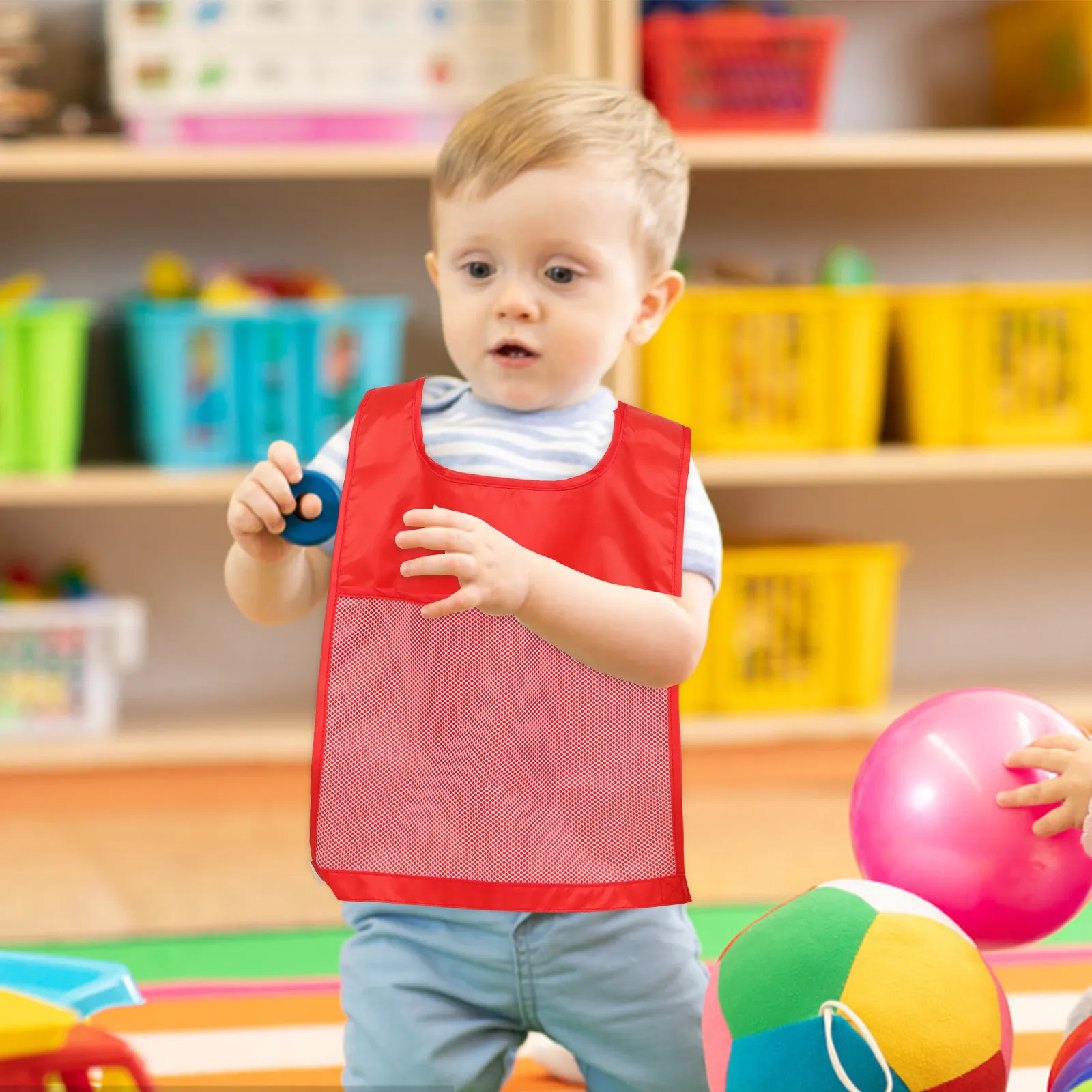 1Pcs Kids Teaching Vest Comfortable Outdoor Game Vest with Pockets for Numbers English Words Practice Early Educational
1Pcs Kids Teaching Vest Comfortable Outdoor Game Vest with Pockets for Numbers English Words Practice Early Educational