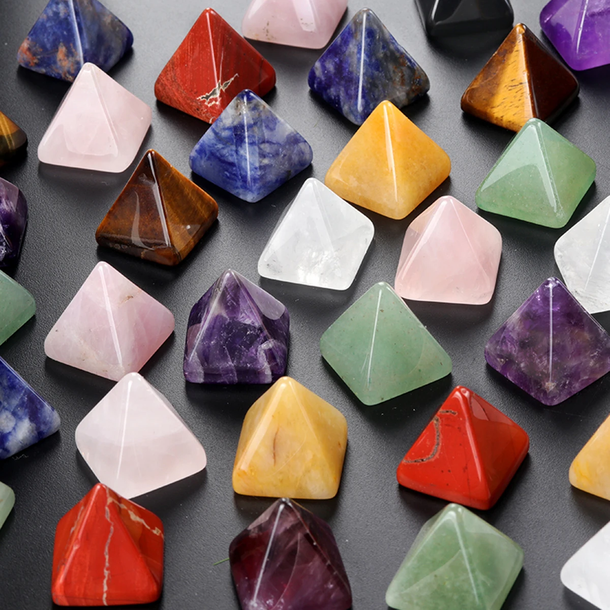 10pc Natural Semi-Precious Stone Beads Pyramid Shape Lapis lazuli Rose Quartz for Jewelry Making Home Decorations Gifts
10pc Natural Semi-Precious Stone Beads Pyramid Shape Lapis lazuli Rose Quartz for Jewelry Making Home Decorations Gifts