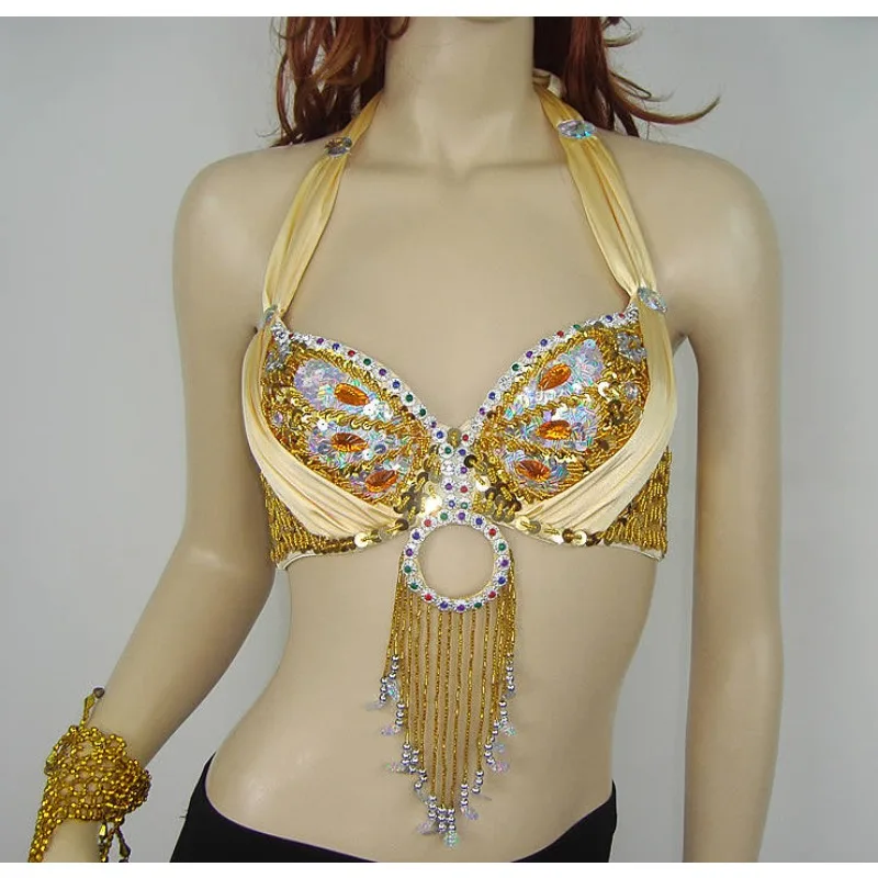 Customized Belly Jazz Indian Dance Performance Bra Top Handmade Bead Embroidered Butterfly Bra
Customized Belly Jazz Indian Dance Performance Bra Top Handmade Bead Embroidered Butterfly Bra