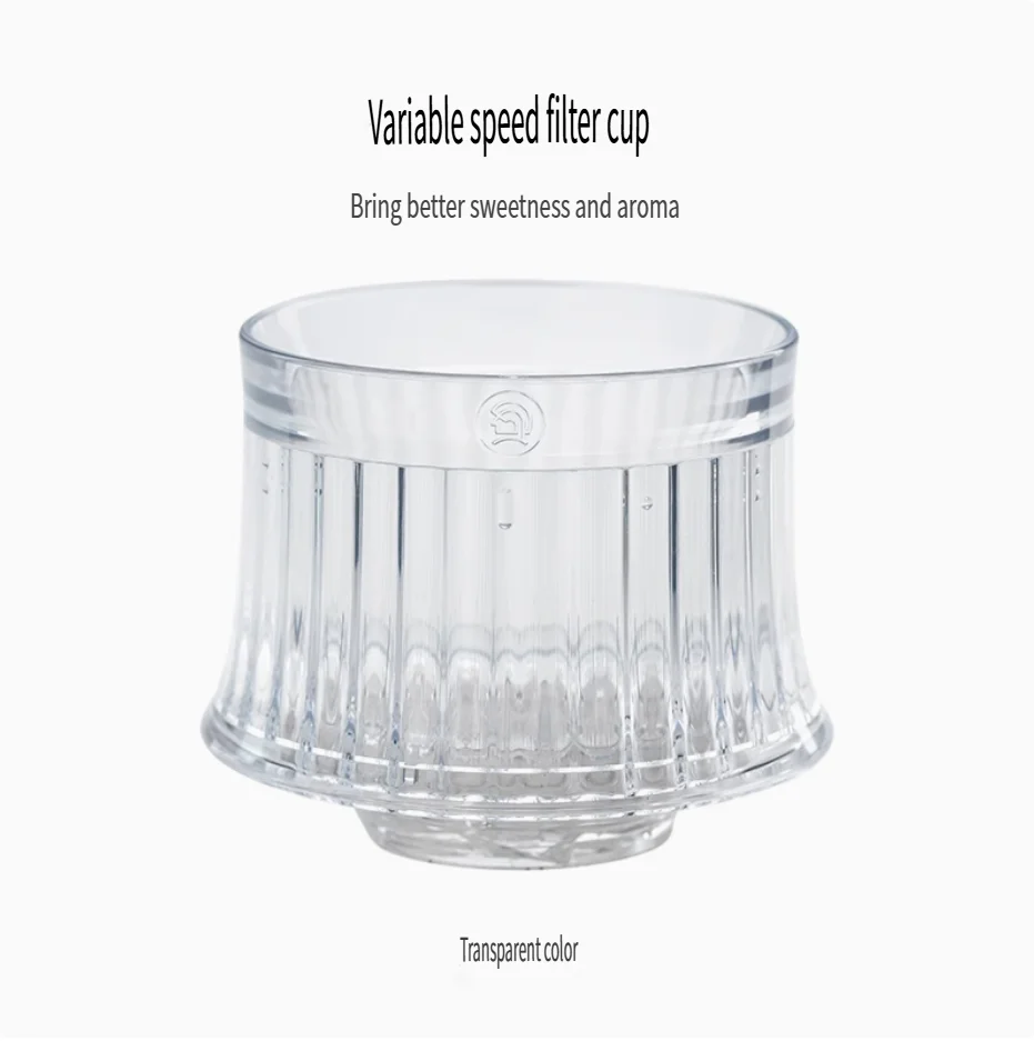 Hero PCTG Variable Speed Hand Drip Coffee Filter Cup Drip-style Coffee Funnel Filter Flat Bottom Drip Filter Cup Cake Filter Cup
Hero PCTG Variable Speed Hand Drip Coffee Filter Cup Drip-style Coffee Funnel Filter Flat Bottom Drip Filter Cup Cake Filter Cup