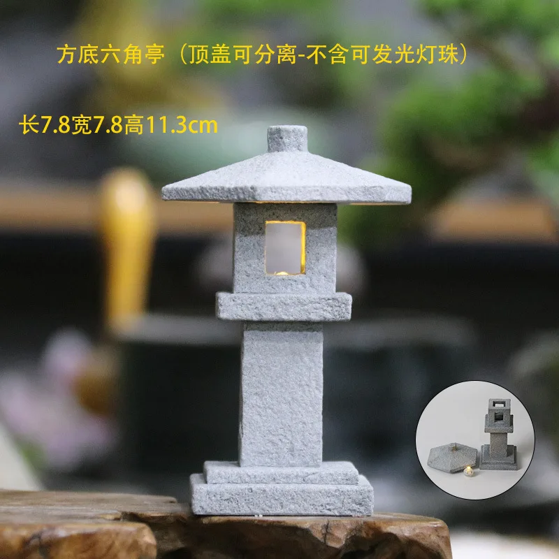 Miniature Pavilion Statue Chinese Pagoda Tower Realistic Garden Bonsai Aquarium Fish Tank Landscape Decoration Zen 
Miniature Pavilion Statue Chinese Pagoda Tower Realistic Garden Bonsai Aquarium Fish Tank Landscape Decoration Zen