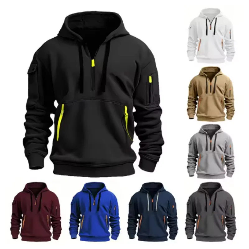 2025 новая мужская и женская шерстяная повседневная рубашка с несколькими карманами на молнии и капюшоном, свободный пуловер больших размеров, модная спортивная рубашка, топ
2025 новая мужская и женская шерстяная повседневная рубашка с несколькими карманами на молнии и капюшоном, свободный пуловер больших размеров, модная спортивная рубашка, топ