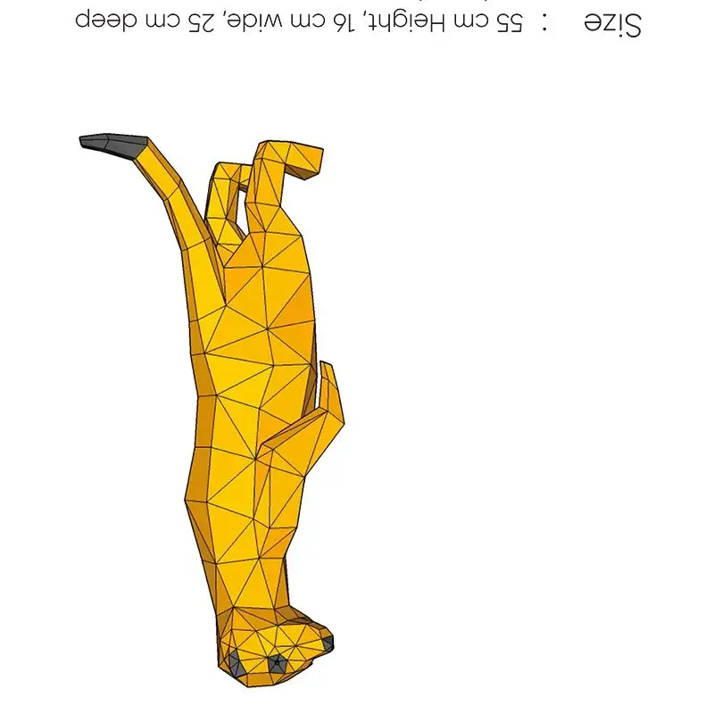 Meerkats Suricate Animal Paper Model Porch Decor 3D Hand Made Papercraft Model Kit DIY Origami Corridor Ornament Puzzles Model
Meerkats Suricate Animal Paper Model Porch Decor 3D Hand Made Papercraft Model Kit DIY Origami Corridor Ornament Puzzles Model