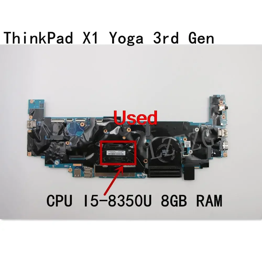 Used For Lenovo ThinkPad X1 Yoga 3rd Gen Laptop Motherboard I5-8350U 8GB RAM FRU 01YN206 5B20V13402
Used For Lenovo ThinkPad X1 Yoga 3rd Gen Laptop Motherboard I5-8350U 8GB RAM FRU 01YN206 5B20V13402