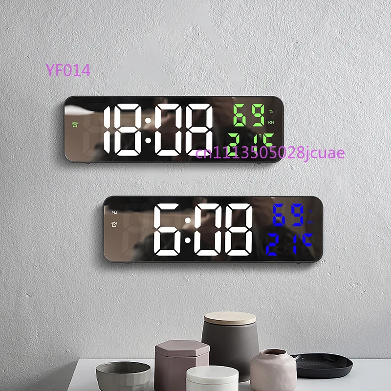 Popular Mirror Large Screen Digital LED Alarm Dual Use Seat And Wall Mount Plug In Electronic Clock
Popular Mirror Large Screen Digital LED Alarm Dual Use Seat And Wall Mount Plug In Electronic Clock