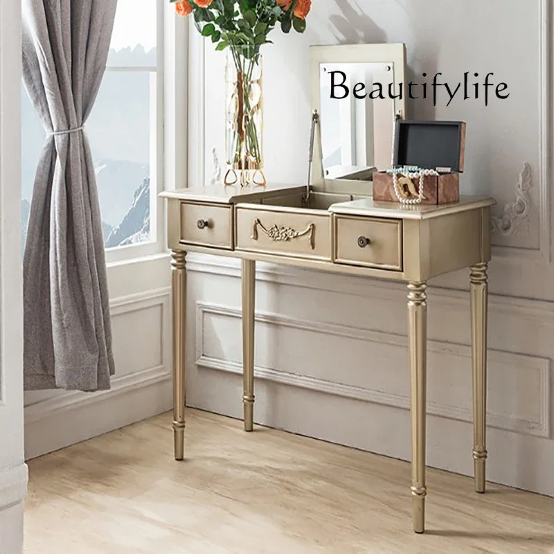 American Country Solid Wood Dressing Table Home Modern Minimalist Storage Cabinet
American Country Solid Wood Dressing Table Home Modern Minimalist Storage Cabinet