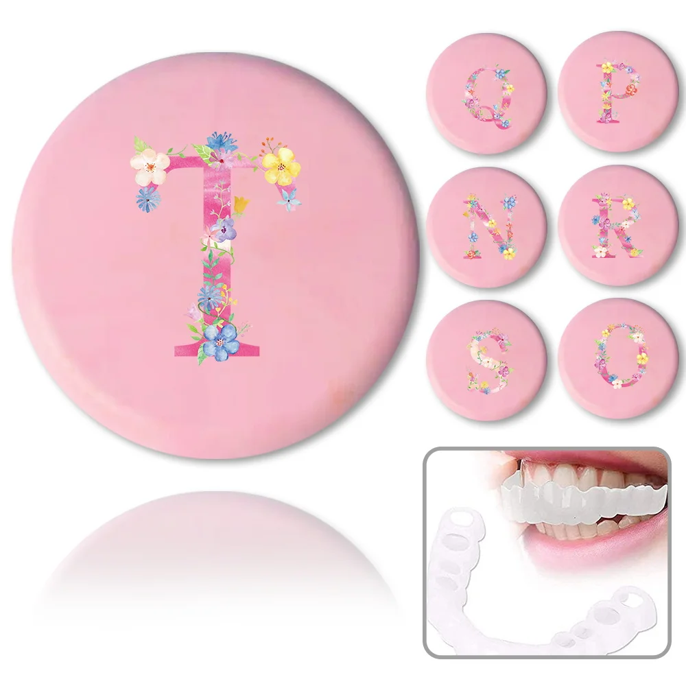Milk Teeth Case Portable Brace Organizer With Mirror Travel Aligner Denture Box Mouth Guard Tooth Storage Pink Letter Pattern
Milk Teeth Case Portable Brace Organizer With Mirror Travel Aligner Denture Box Mouth Guard Tooth Storage Pink Letter Pattern