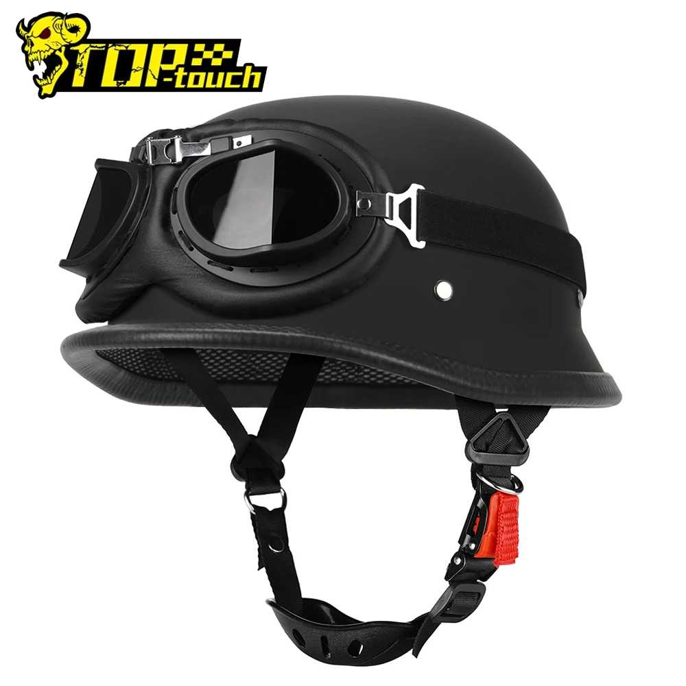Motorcycle Half Helmet German Leather Vintage Helmet Casco Moto Motorcycle Open Face Helmet Biker Pilot DOT Certification S-XXL
Motorcycle Half Helmet German Leather Vintage Helmet Casco Moto Motorcycle Open Face Helmet Biker Pilot DOT Certification S-XXL