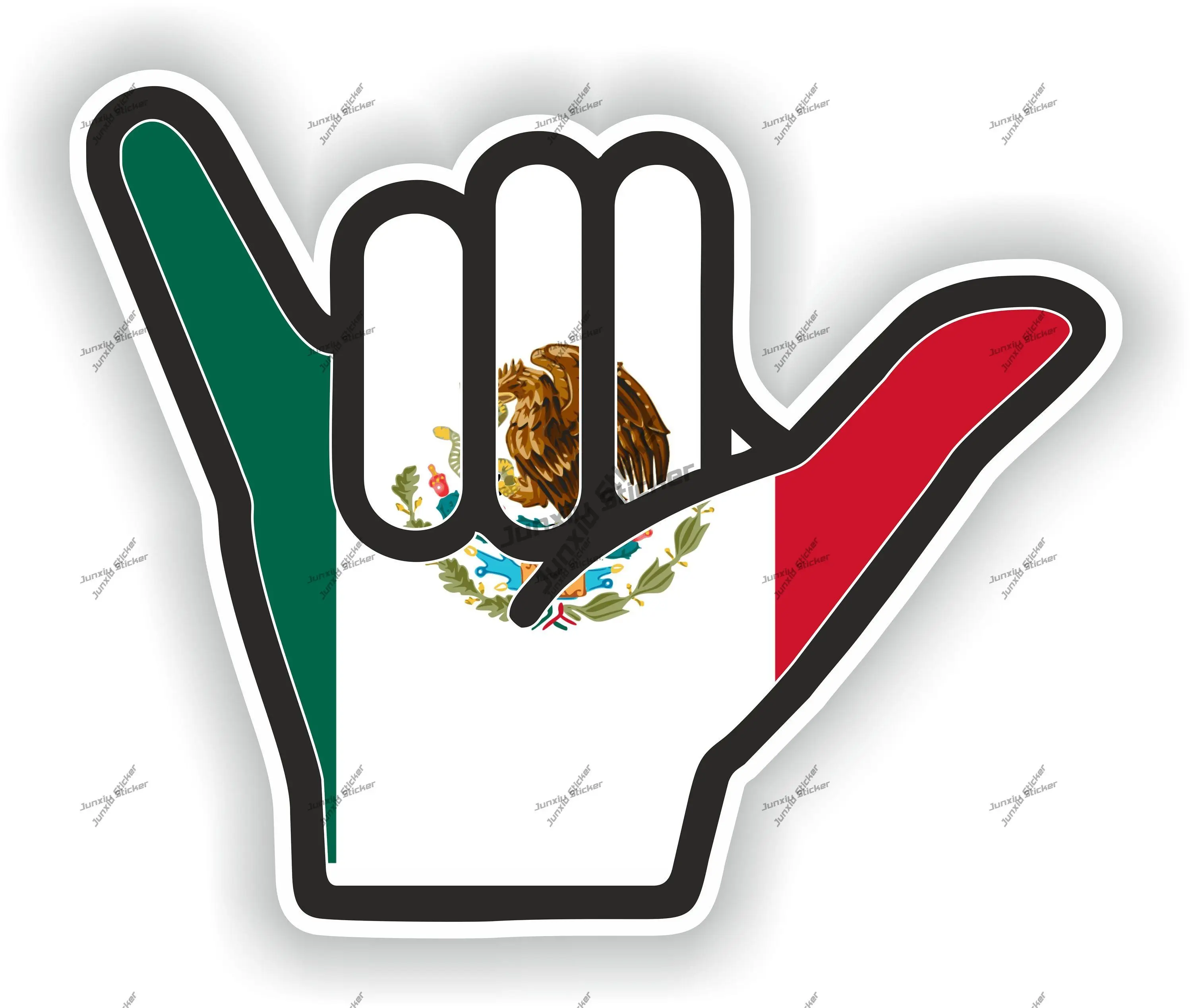 Mexico Sticker Mexican Fist Hand Hang Loose Decal for SUV Car Laptop Bike Bumper Pickup Camper Motorcycle Helmet Accessories
Mexico Sticker Mexican Fist Hand Hang Loose Decal for SUV Car Laptop Bike Bumper Pickup Camper Motorcycle Helmet Accessories