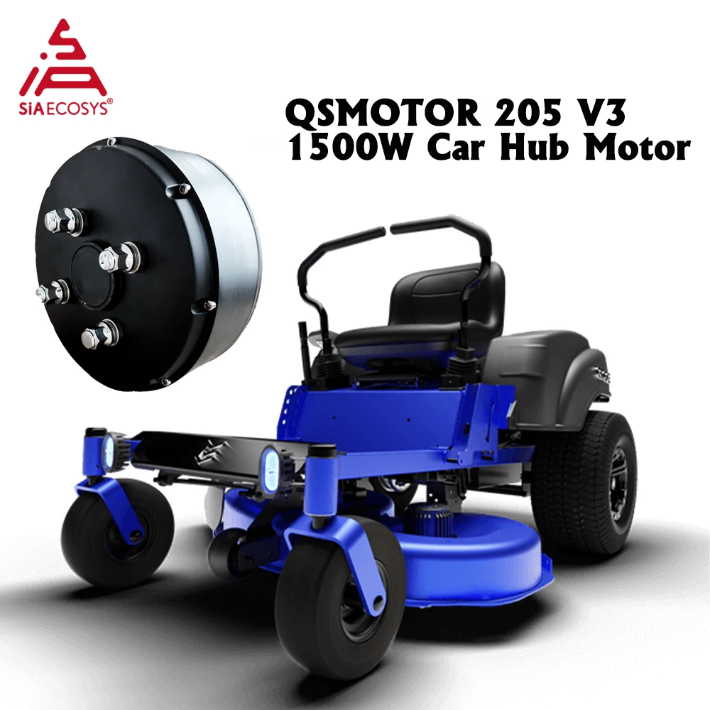 QS MOTOR 1500W 205 40H V3 BLDC Electric Car Hub Motor for small e-car conversion 60V700RPM
QS MOTOR 1500W 205 40H V3 BLDC Electric Car Hub Motor for small e-car conversion 60V700RPM